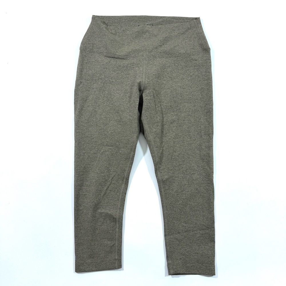 Nobull High Rise Crop Leggings Size Medium Fallen Rock Light Brown